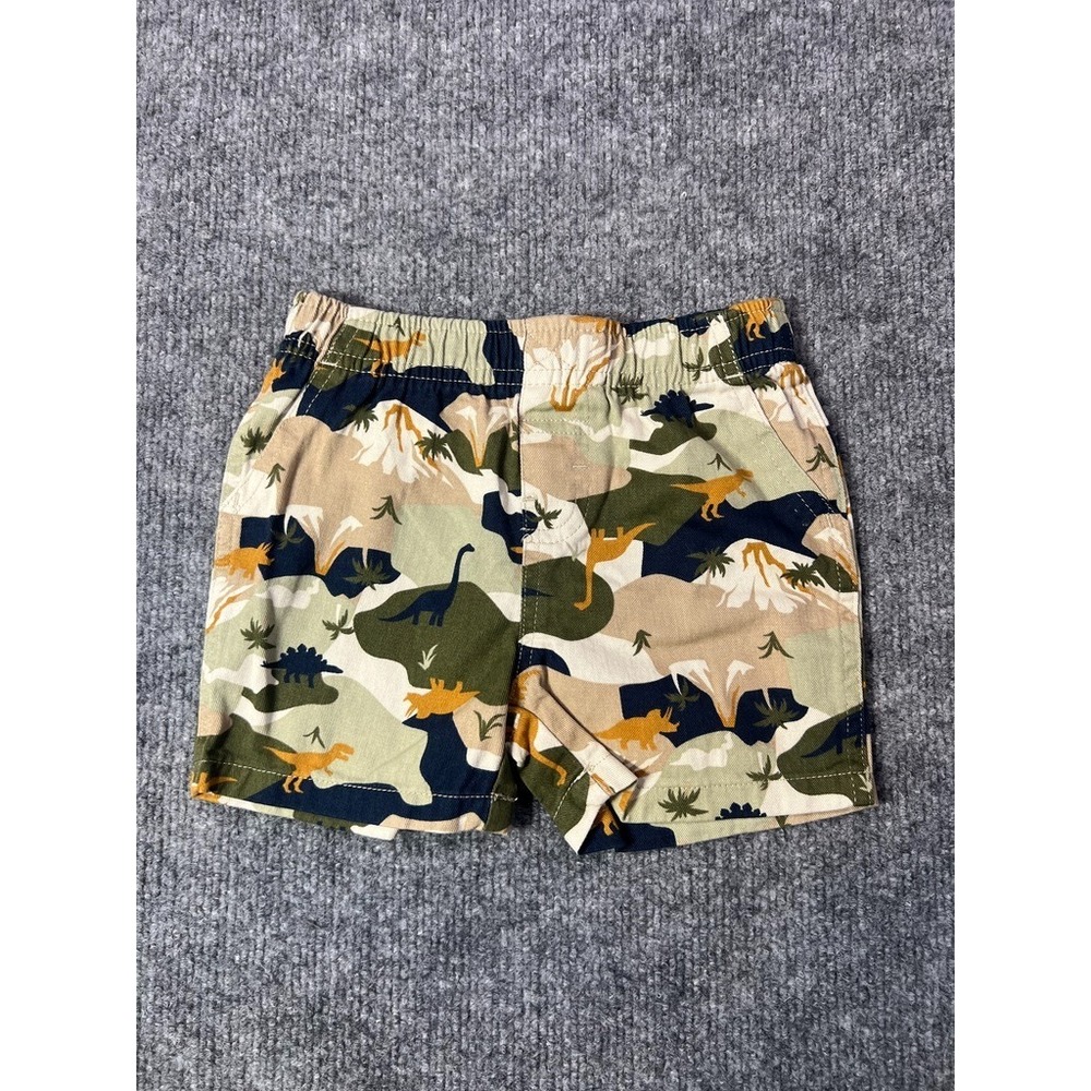 Wrangler Boys 18M Dino Camo Pull On Shorts | Y2Kcore Kidcore Safari Novelty